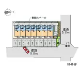 ★手数料０円★大阪市東住吉区住道矢田　月極駐車場（LP）